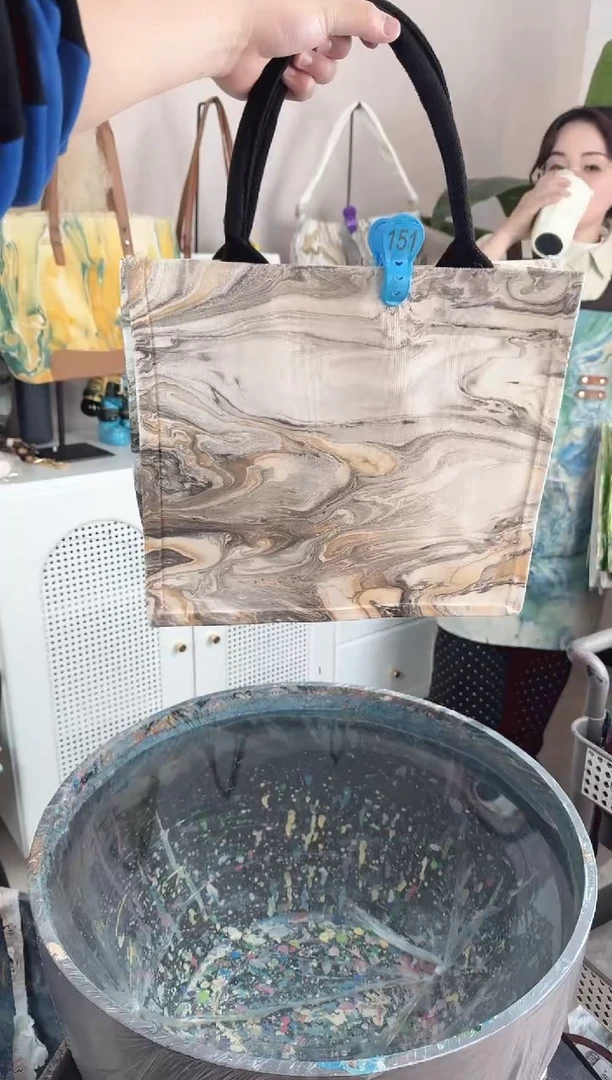 帆布151小艺手作大漆包包