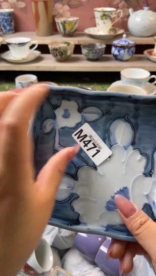 瓷片猫****理瓷器瓷器M471