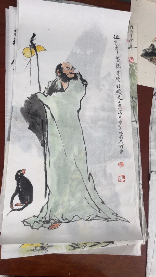 国画国画山水花鸟作品