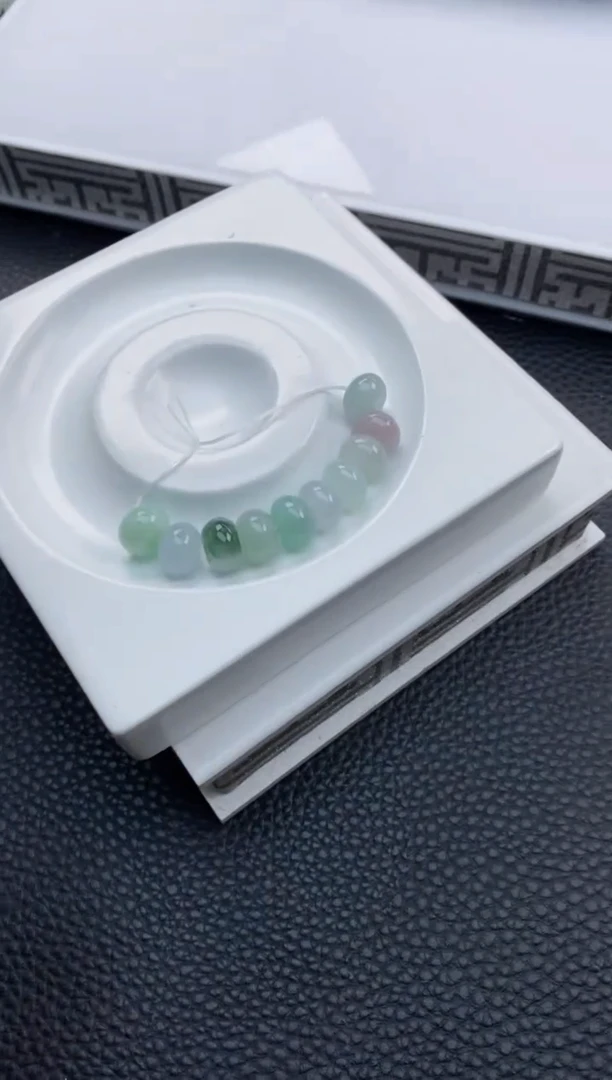 翡翠散珠78天然A货翡翠散珠