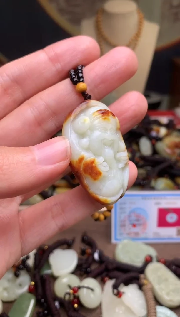 颈饰未镶嵌和田玉新疆料青海料清水和田玉吊坠