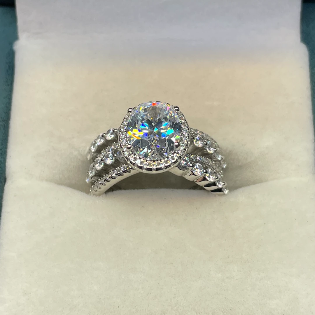 高奢钻饰  小夜曲白戒指3.0CT