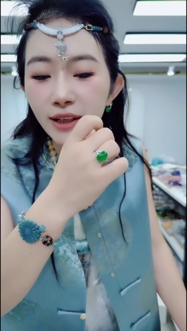 玛瑙/玉髓颈饰合金2802大蛋面戒指