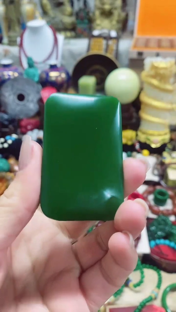 【闪购商品】和田玉（碧玉）颈饰未镶嵌主播推荐主播推荐