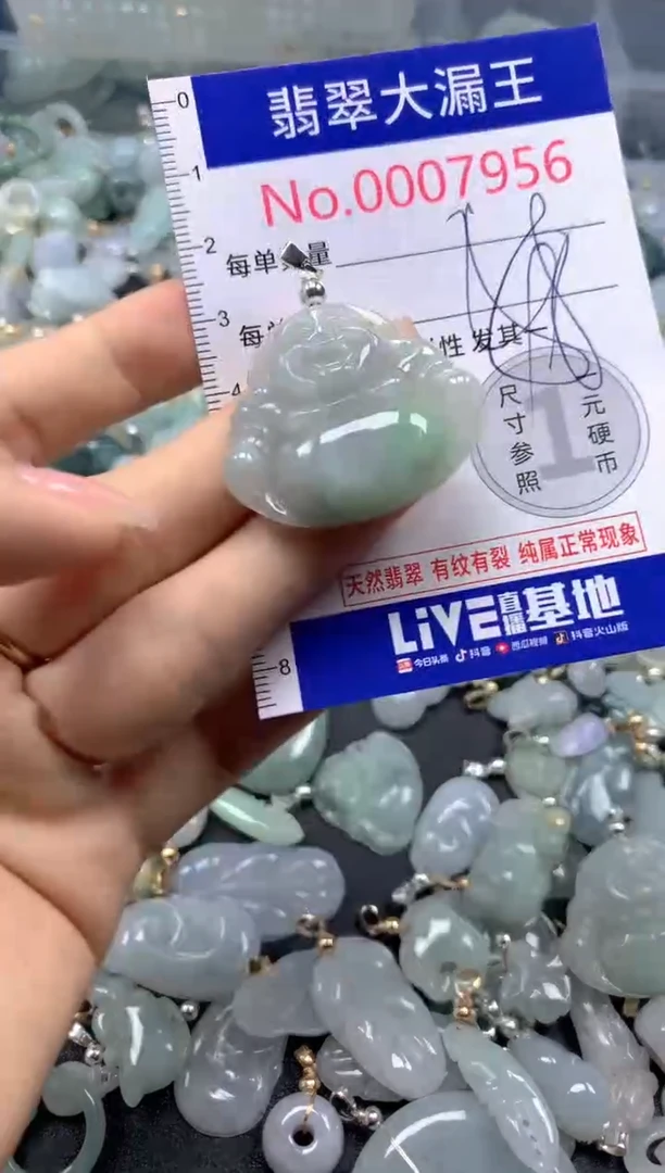颈饰未镶嵌翡翠7956