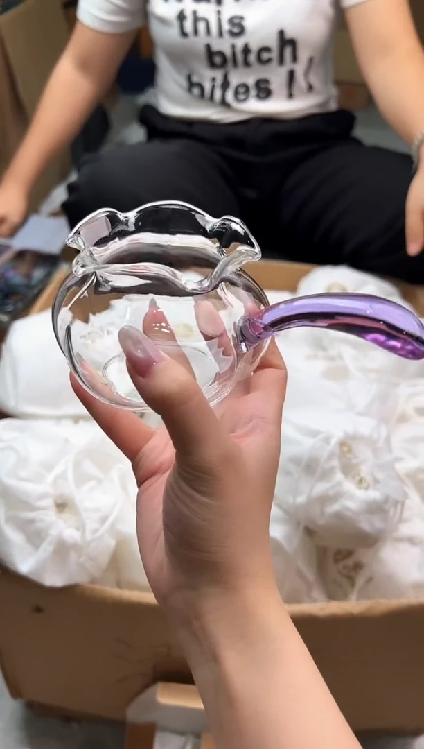 禾墨清妍浅紫色侧把