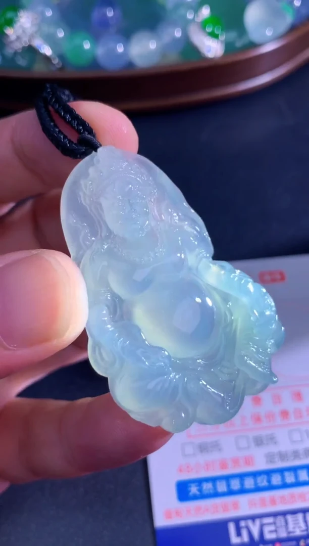 颈饰未镶嵌翡翠天然A货翡翠