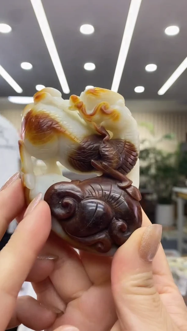 未镶嵌和田玉把件手把