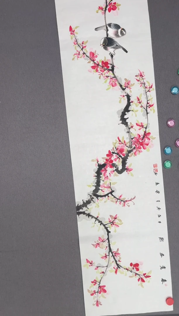 国画国画山水花鸟作品