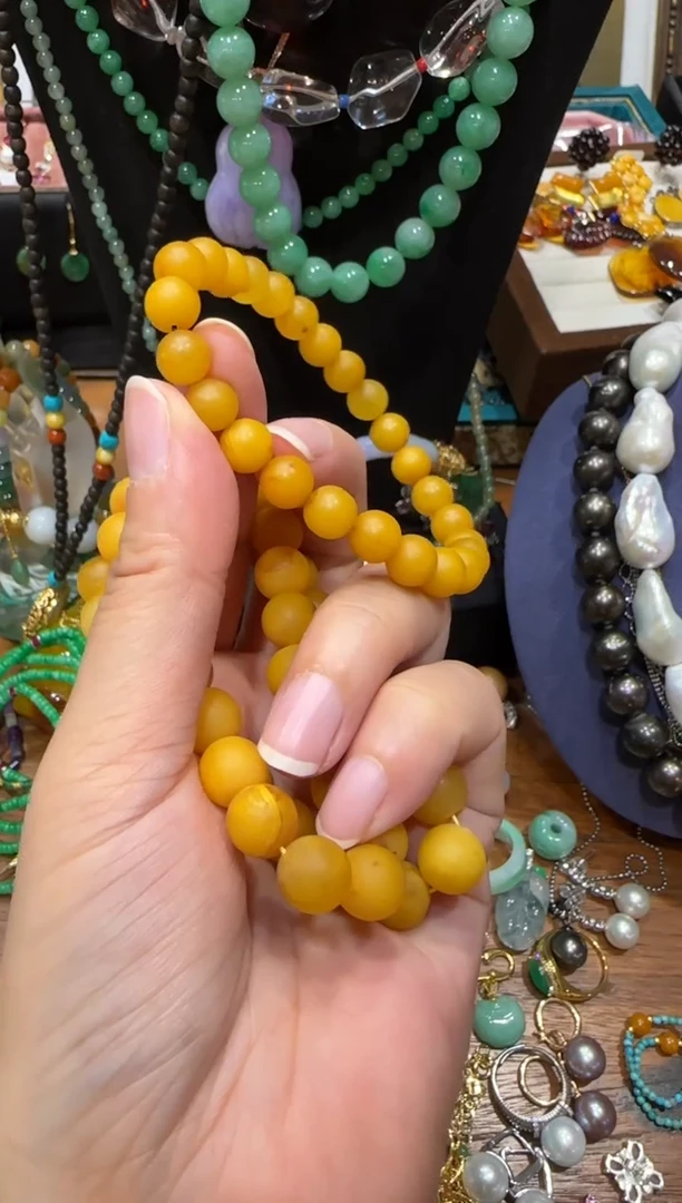 手链琥珀未镶嵌手串