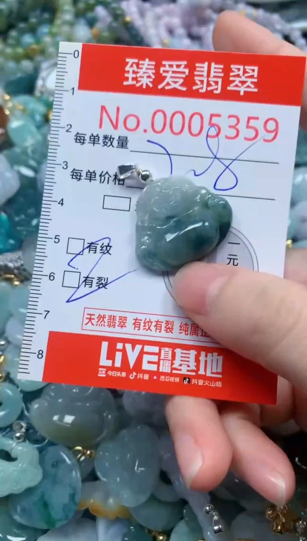 翡翠未镶嵌吊坠(不含链)5359