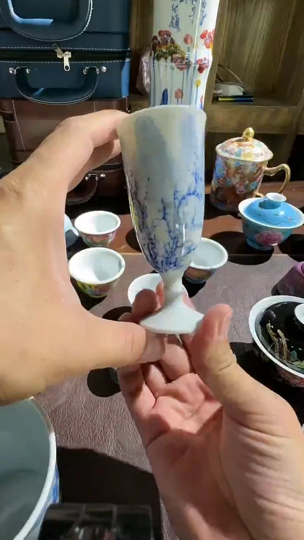 瓷片景德镇瓷器茶器茶杯