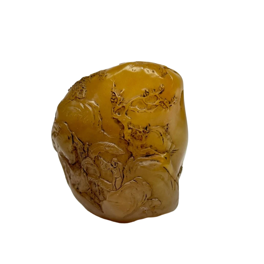 寿山石荔枝冻摆件7358--