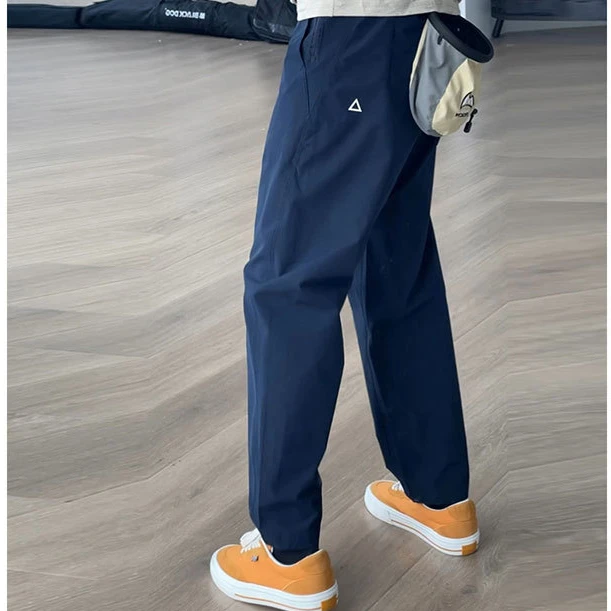 25新款机能小三角白标宽松锥形美式工装长裤痞帅慵懒风男装牛仔裤