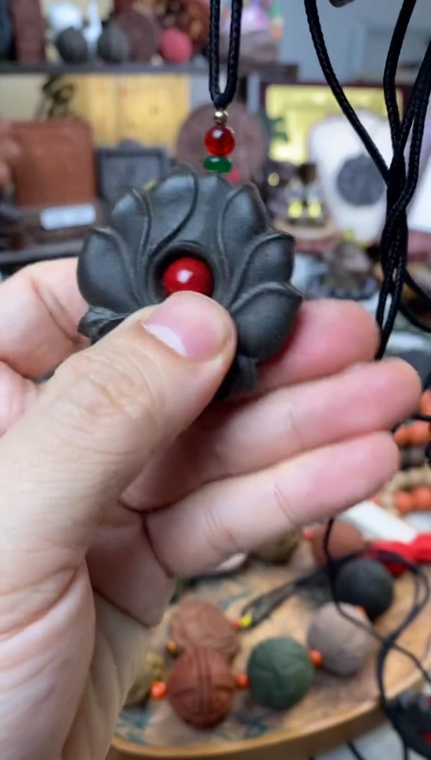 泥塑奇楠清心合香牌