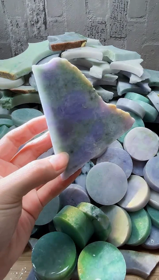 裸石翡翠天然翡翠A货石 南 648