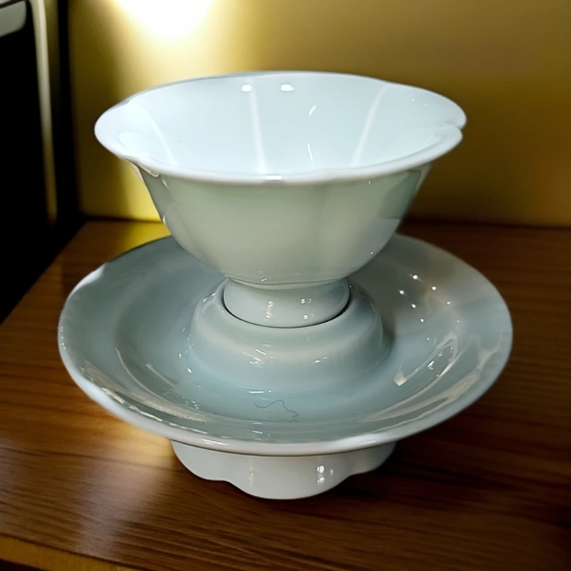 D05【人间瓷画】影青茶盏