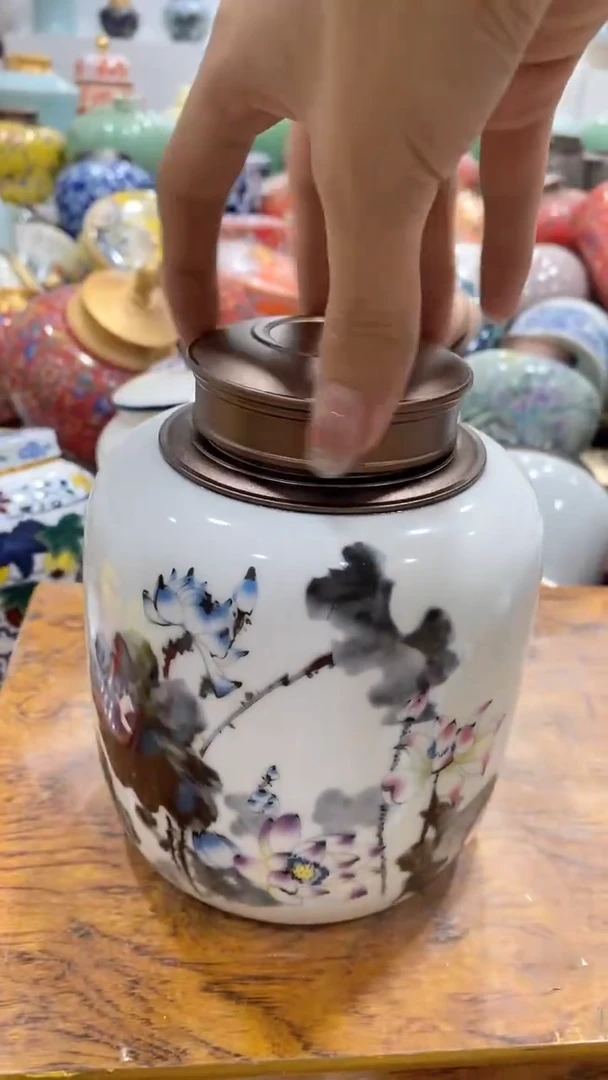 摆件茶叶罐密封罐储存罐