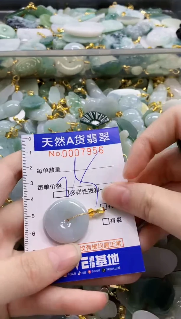 颈饰未镶嵌翡翠纯天然a货翡翠
