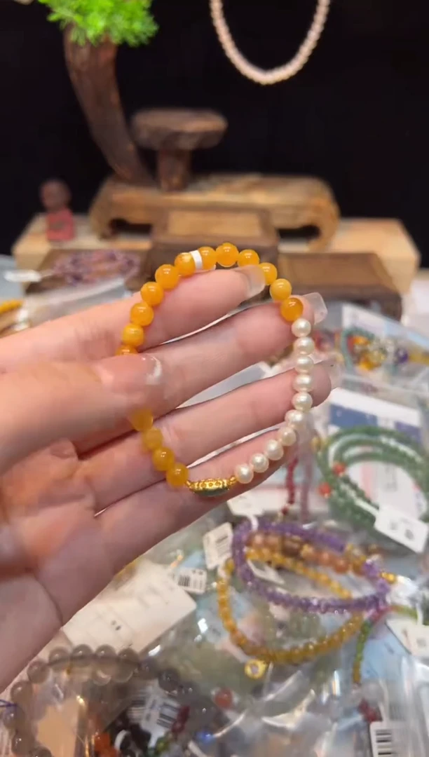 【闪购商品】琥珀手饰未镶嵌手饰@@E4274