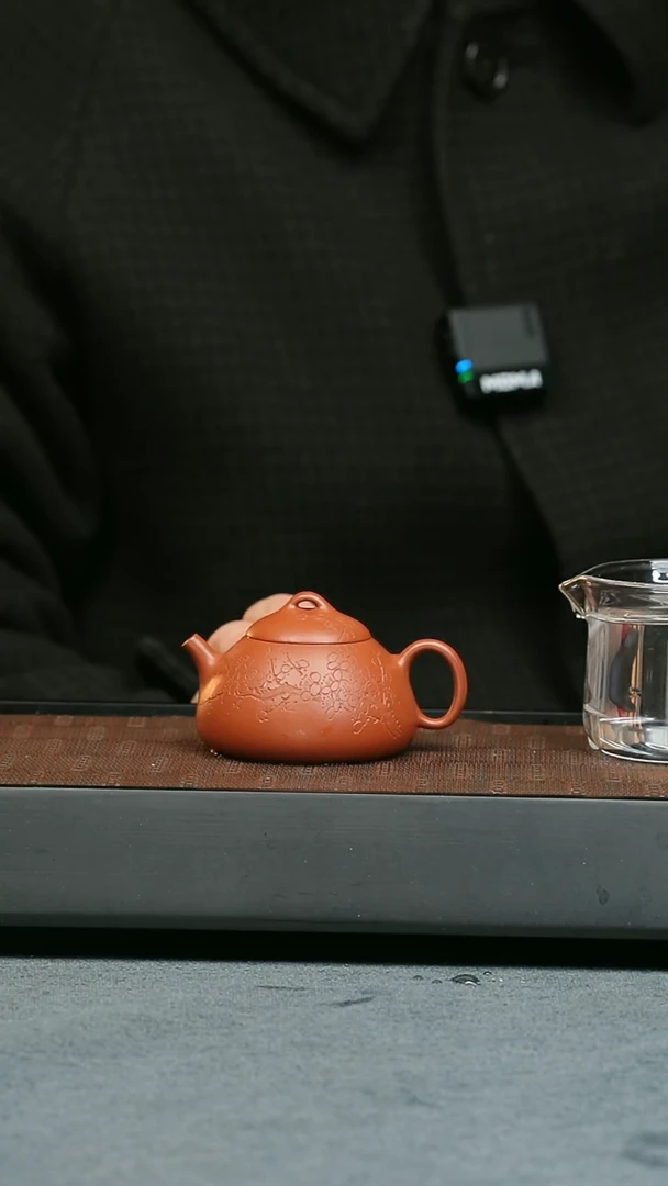 【闪购商品】紫砂茶壶五堂 冬心权（空香沾手）-刻