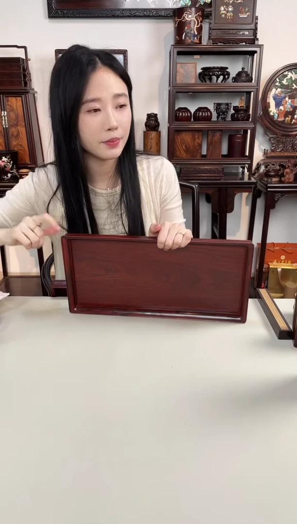 紫檀木类成套家具b****9独板线条大文盘