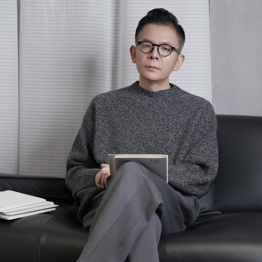 【BlackMystery】塞纳河 秋冬高奢混色绵羊毛时尚保暖圆领毛衣 6601