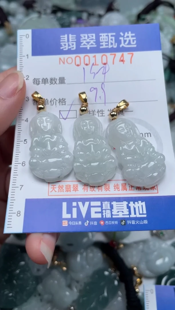 颈饰未镶嵌翡翠10747 多样性发其一 拍一单发一件  一件9.9元