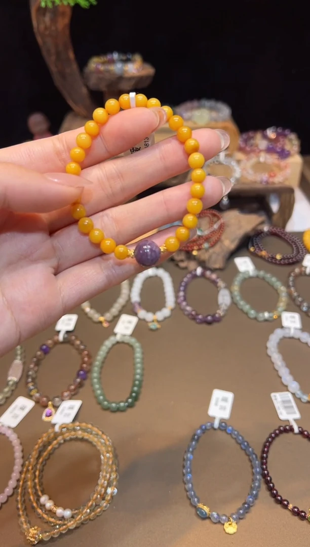 手饰琥珀未镶嵌手饰@@E6813