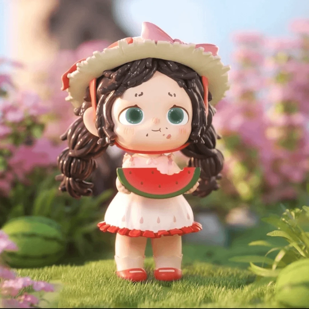 黑玩芙芙二代夏日小屋雨天晴系列潮玩盲盒可爱摆件礼物
