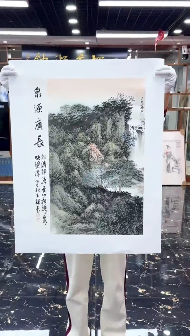 国画国画绘画山水花鸟