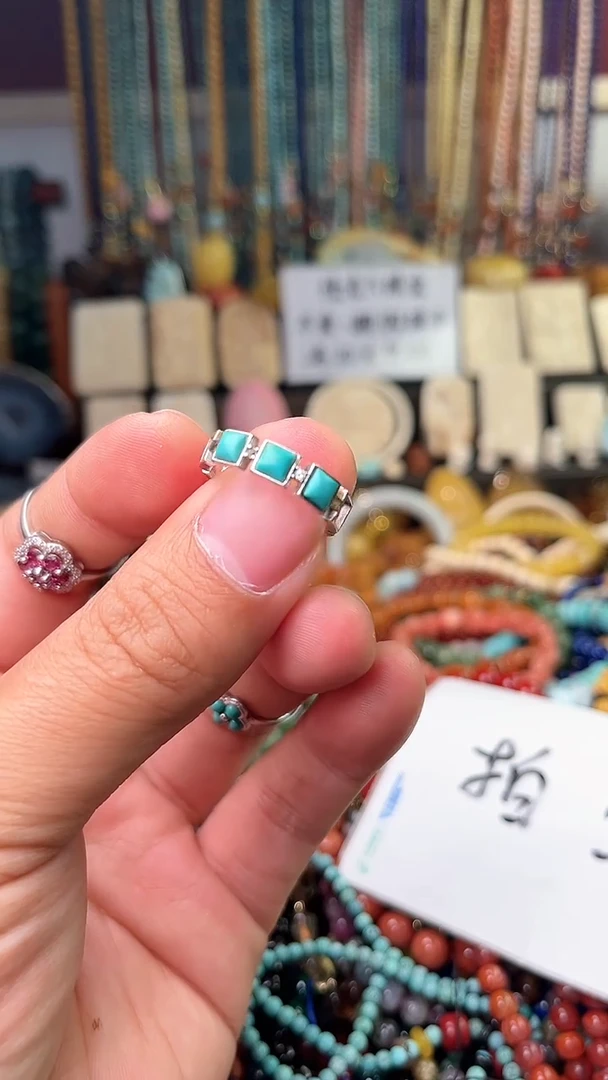 【闪购商品】翡翠戒指银S925镶嵌 (一物一件)0003714