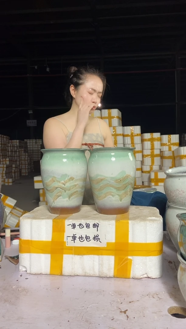 宜兴紫砂粗陶花盆17/23