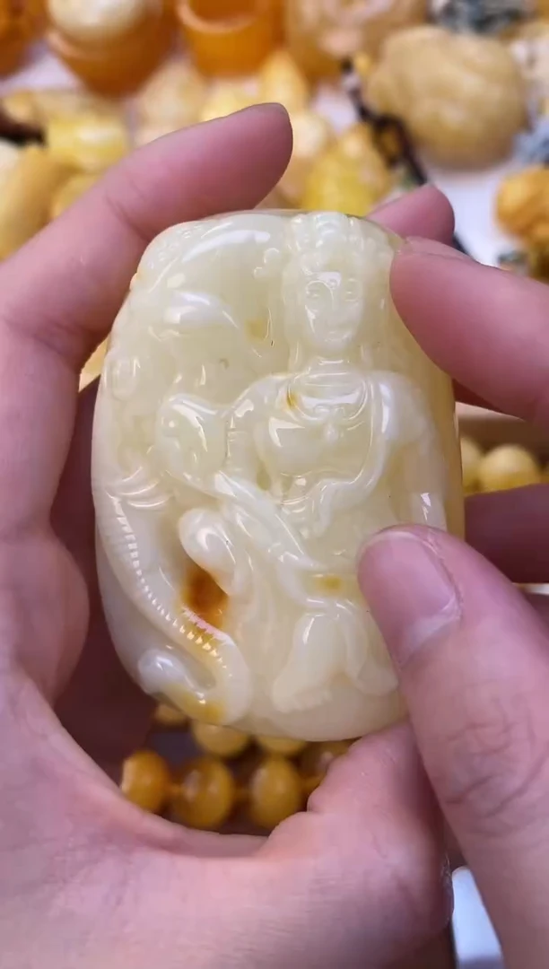 裸石琥珀未镶嵌天然琥珀蜜蜡