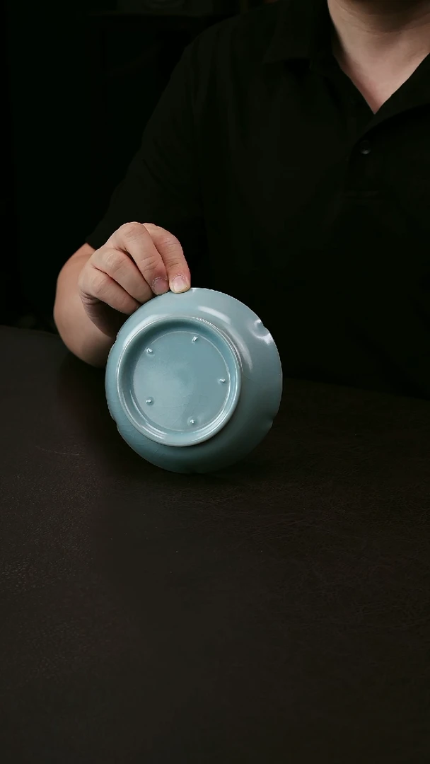 其他汝官窑小葵口洗5