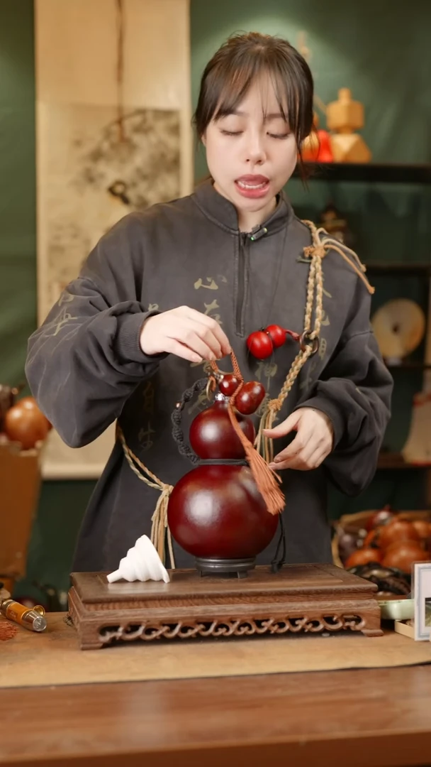 244号精品天然大漆酒葫芦一物一拍~