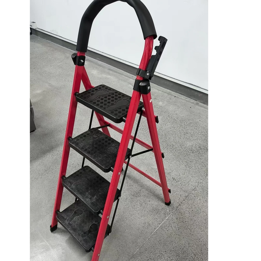 加厚碳钢人字梯伸缩梯移动楼梯步梯多功能室内梯子