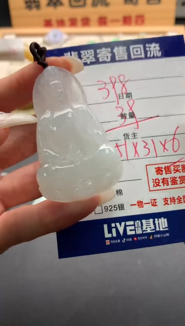 翡翠未镶嵌颈饰10138506
