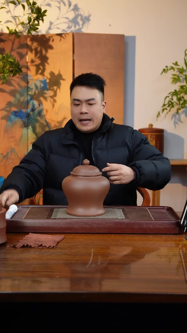 宜兴原矿紫砂茶叶罐