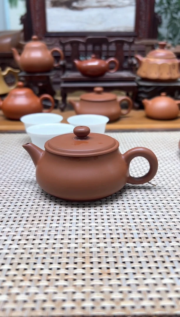 原矿朱泥全手明炉 110cc