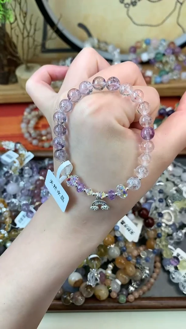 【闪购商品】水晶手链银S925镶嵌131手串