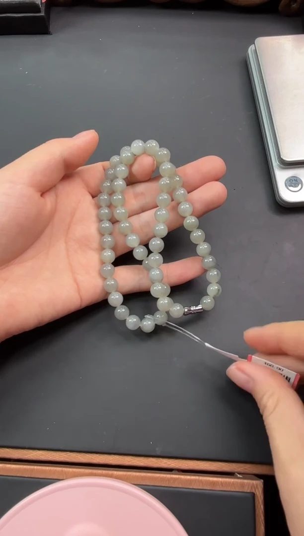 【闪购商品】和田玉项链未镶嵌若羌微色差卡8妈妈链