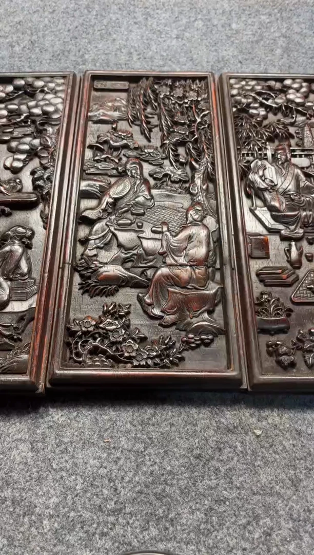 【闪购商品】花梨木类拆件雕刻板 以直播间截图为准D365