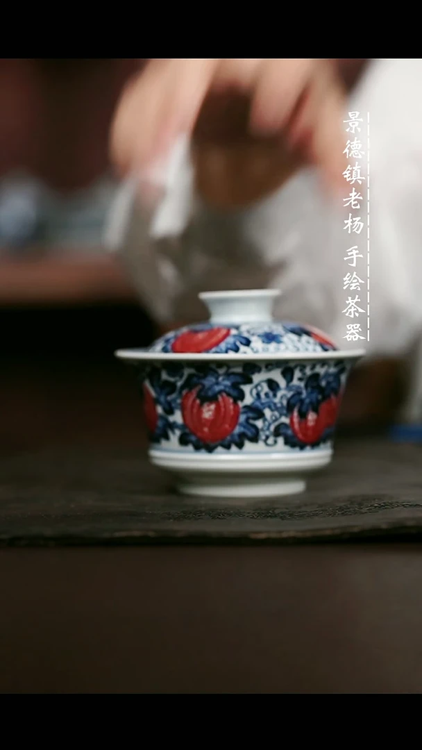 微瑕福利手绘高温现代瓷 气  点工 南瓜 矮马蹄130c