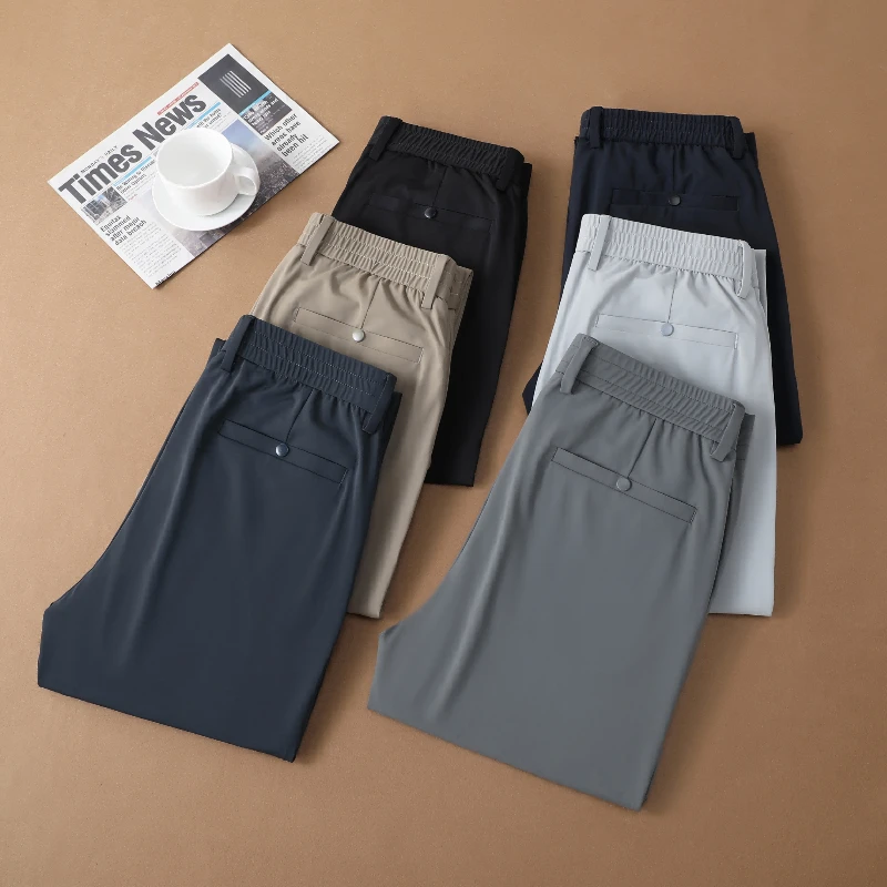 【雷总年度演讲同款】四防如意腰高弹凉感西裤