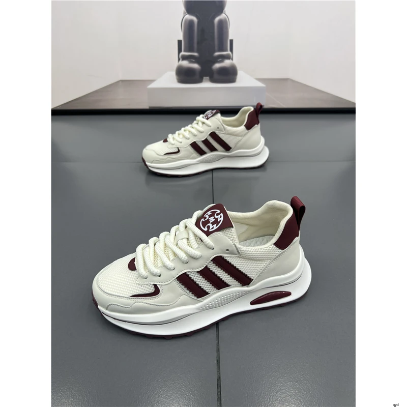 法莎尼亚夏季新款轻奢时尚透气网面运动休闲鞋男士百搭厚底老爹鞋