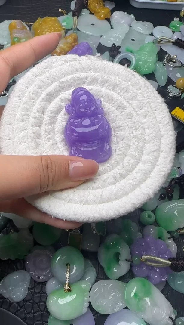 颈饰未镶嵌翡翠缅甸翡翠吊坠