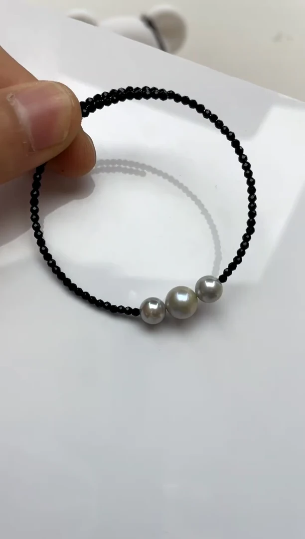 未镶嵌手镯海水珍珠8-96-7