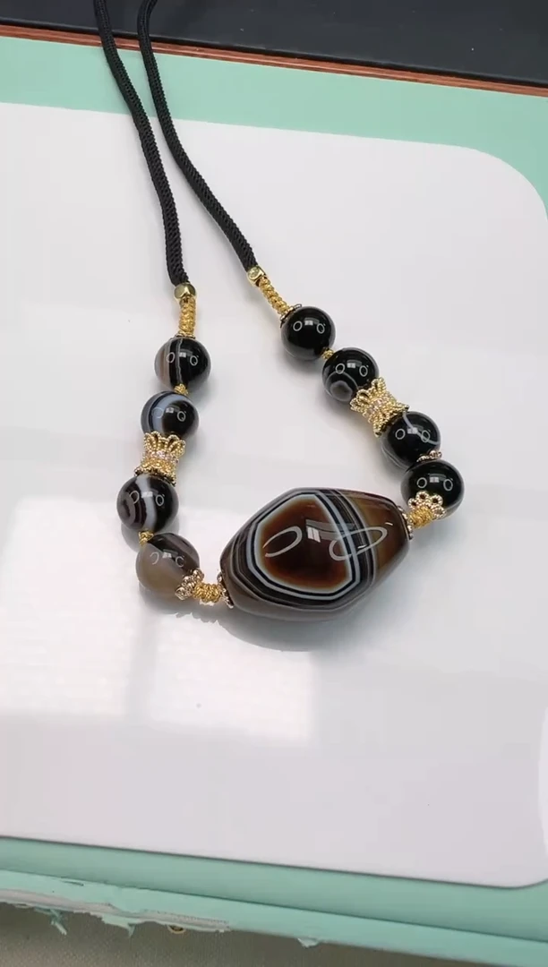 玛瑙/玉髓项链未镶嵌Y21829（拍一发一）多样性发货