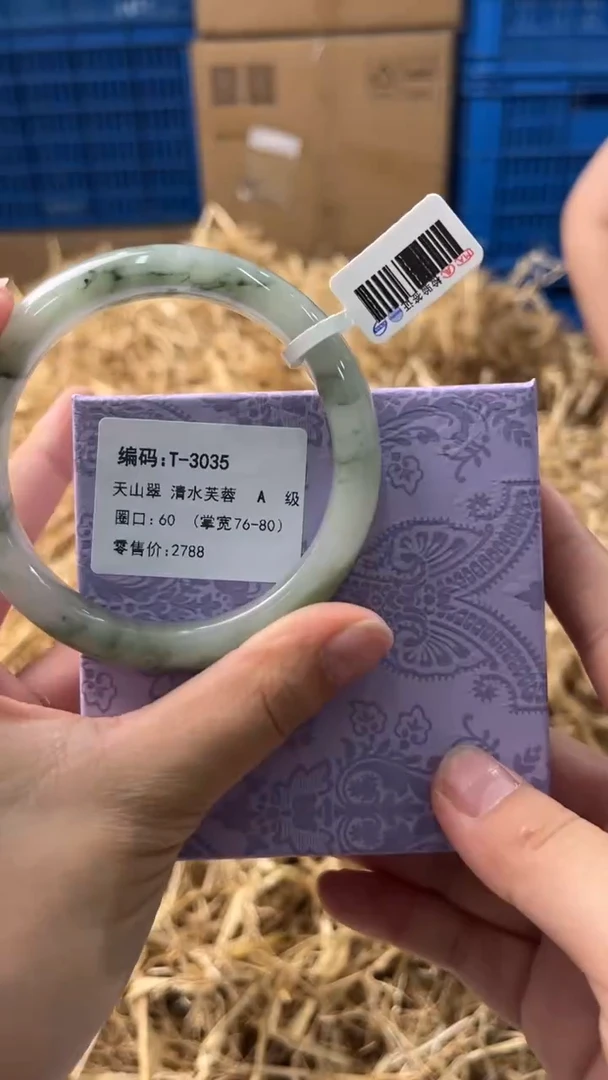 未镶嵌手镯石英质玉T-3035